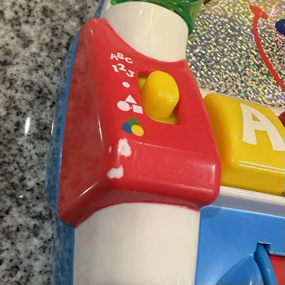 VINTAGE-2000 Fisher Price Baby Jivin Jukebox Smartronics Sounds Lights Toy-Works